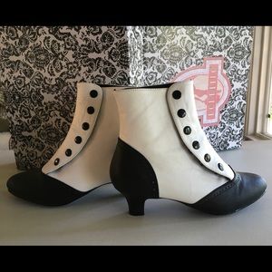 Black & White Booties